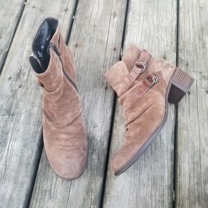 Paul Green‎ Newbury Slouchy Biker Moto Ankle Boots Booties 11